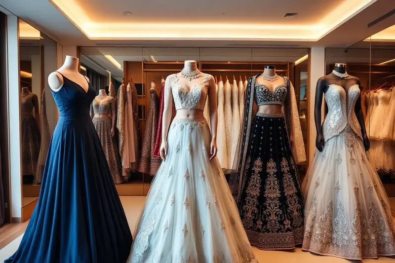 Different bridal lehenga silhouettes for every body type