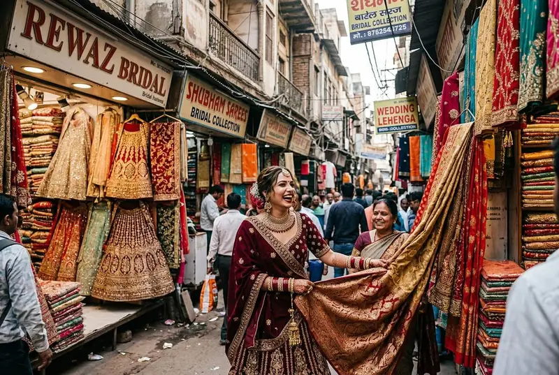 Chandni Chowk Bridal Shopping Guide - Delhi's Ultimate Wedding Market - wedding styling guide by StyleBuddy Weddings