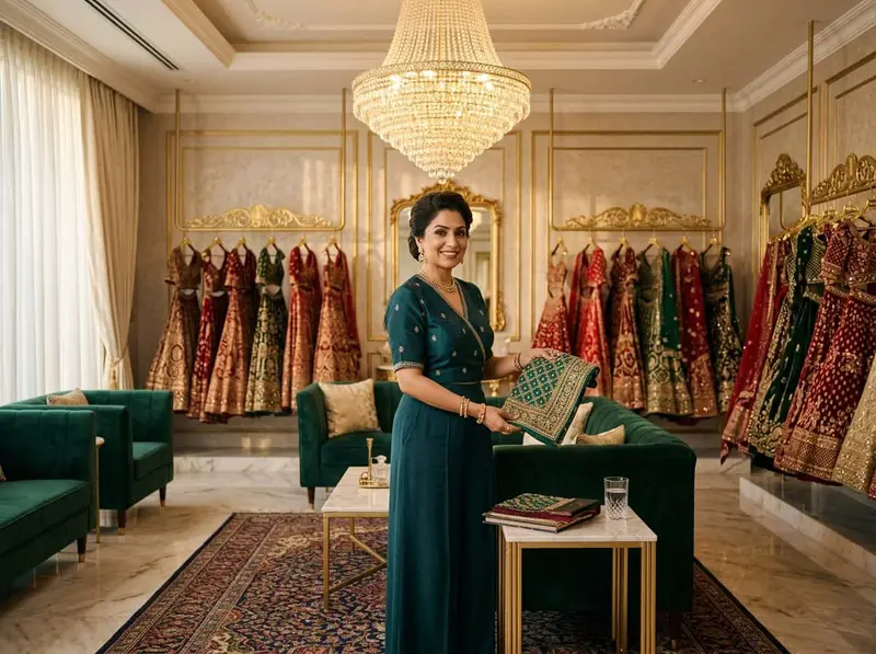 Wedding shopping tour in Chandni Chowk with stylist guidance