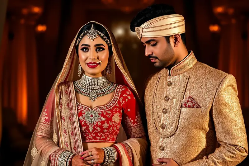 How to Coordinate Couple Outfits for Indian Weddings - Expert Tips - wedding styling guide by StyleBuddy Weddings