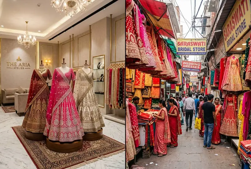 Designer vs Local Bridal Shopping in India - Complete Comparison - wedding styling guide by StyleBuddy Weddings