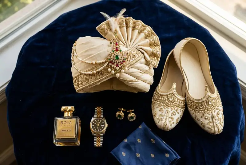 The Complete Groom Accessories Guide for Indian Weddings - wedding styling guide by StyleBuddy Weddings