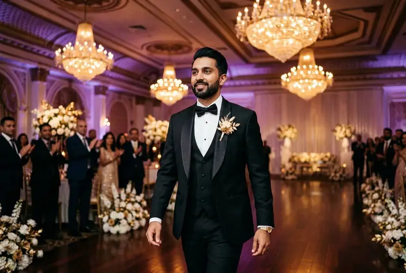 Reception Outfit Ideas for Indian Grooms: Suits, Bandhgalas & Beyond - wedding styling guide by StyleBuddy Weddings