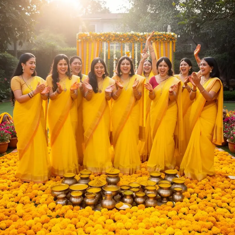 Haldi Ceremony Outfit Guide - What to Wear for the Haldi Function - wedding styling guide by StyleBuddy Weddings