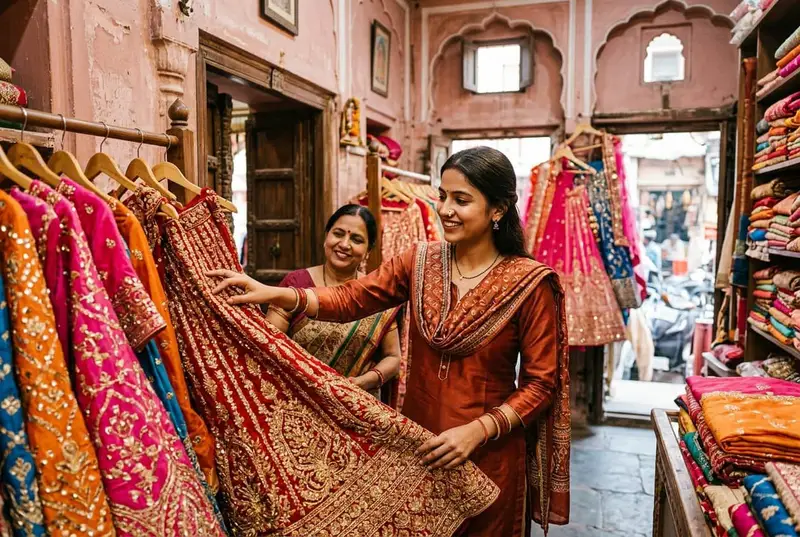 Jaipur Bridal Shopping Guide - Pink City Wedding Shopping - wedding styling guide by StyleBuddy Weddings