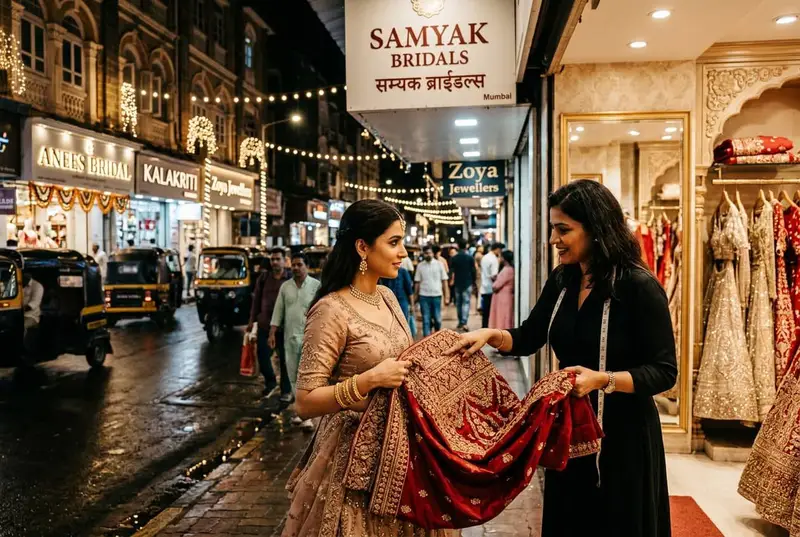Mumbai Bridal Shopping Guide - Best Markets & Designer Stores - wedding styling guide by StyleBuddy Weddings