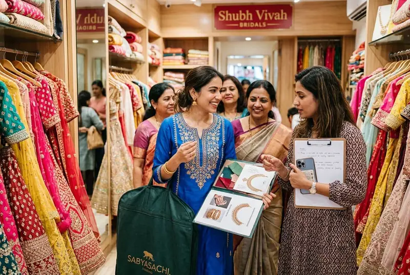 NRI Wedding Shopping Guide - Shopping in India on a Short Trip - wedding styling guide by StyleBuddy Weddings