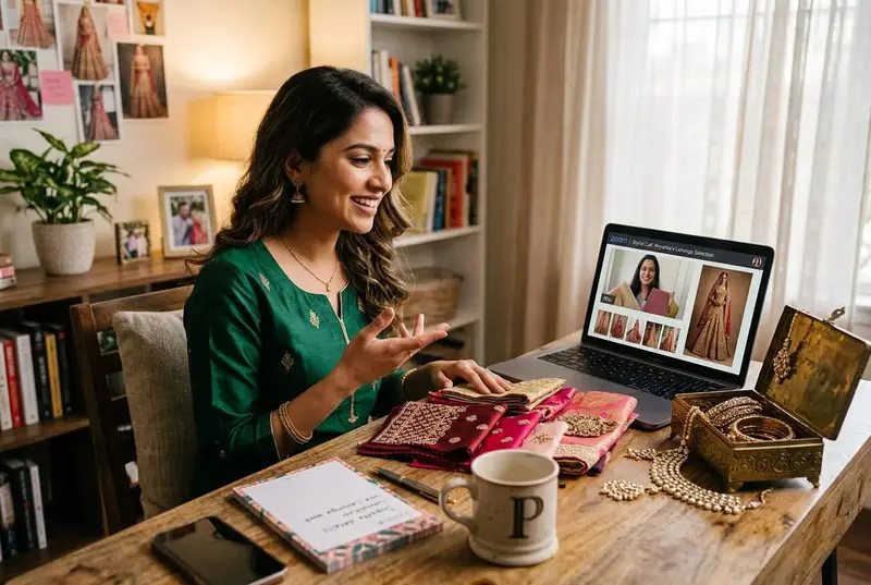 Online vs Offline Wedding Shopping in India - What Works Best - wedding styling guide by StyleBuddy Weddings