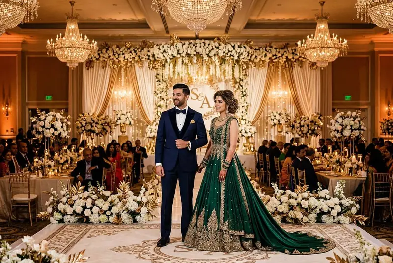 Reception Styling Guide - Glamorous Evening Looks for Couples - expert wedding styling tips by StyleBuddy Weddings